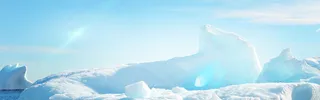 蓝色清新夏日冰爽冰川海报背景高清