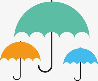 雨伞，雨，清明时节，清明免抠