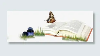 高清创意合成场景在草地上读书免抠