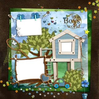 复古小房子背景