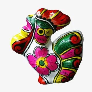 泥塑公鸡摆件免抠