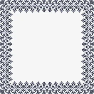 黑色欧式框架免抠