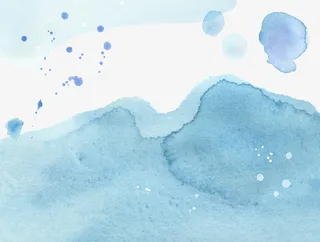 海报小清新水彩装饰免抠