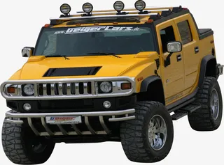 卡通手绘创意越野车免抠