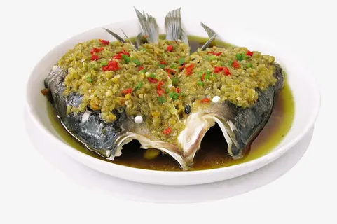 酸菜剁椒鱼头免抠 酸菜剁椒鱼头免抠