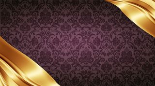 欧式花纹底纹名片正面背景素材高清