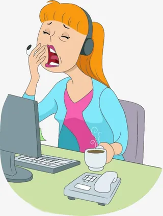 上班打哈欠免抠