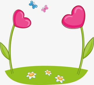 手绘草地装饰图案免抠