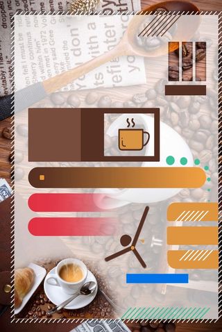 咖啡文艺海报背景高清