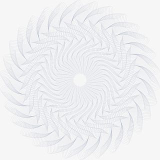 扭曲线条防伪标签免抠