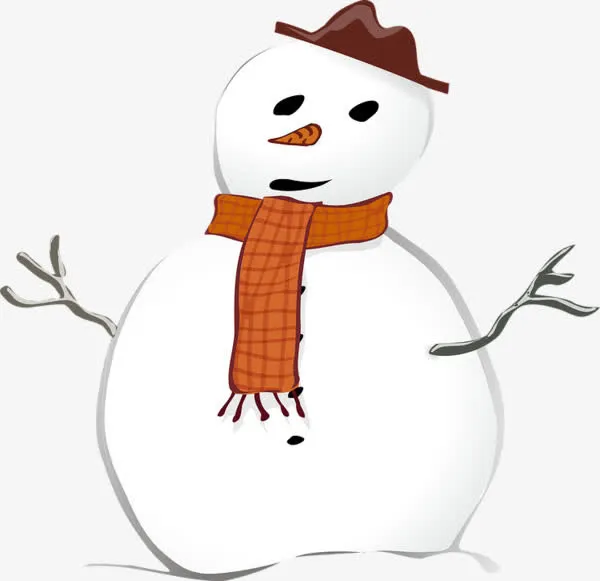 冬天小雪人免抠