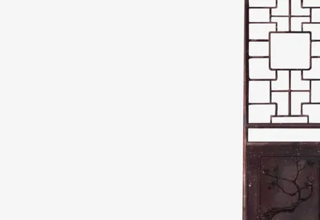 古风窗棂木质窗棂免抠