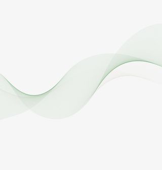 绿色线条简约装饰免抠