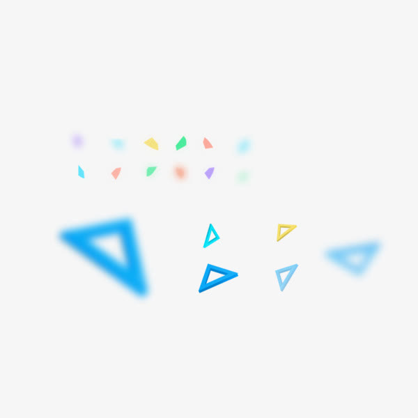 漂浮三角免抠