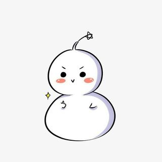 卡通点赞的雪人素材免抠