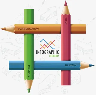 商务金融图表设计免抠