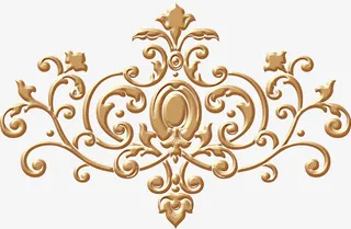 中秋节棕色花纹海报免抠