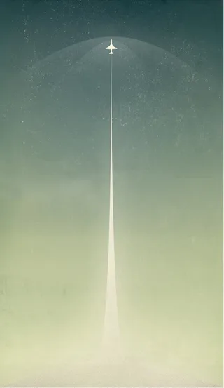 青色卡通H5背景高清