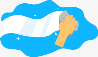 美丽手掌清洁抹布免抠