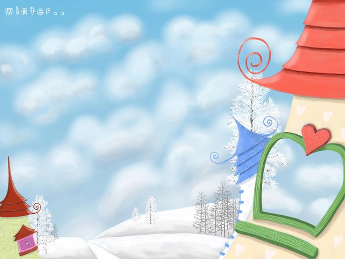 浪漫韩式插画海报高清