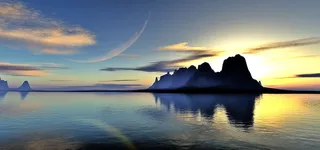 自然湖泊风光banner高清