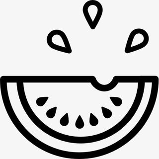 切开的西瓜免抠