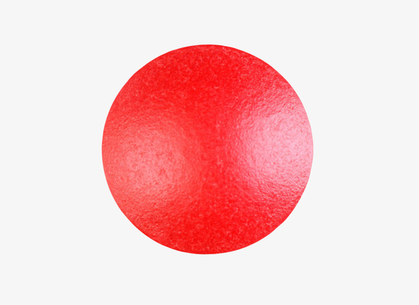 红色治愈发亮圆形的西药片实物免抠