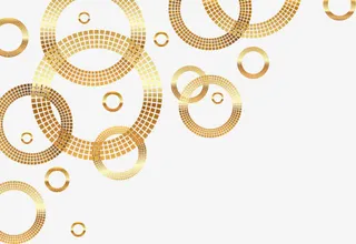 金色装饰圆背景