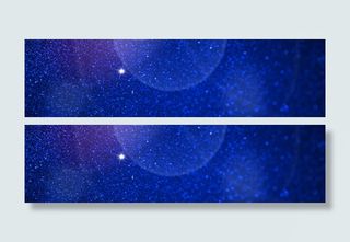 蓝色科技光效背景免抠