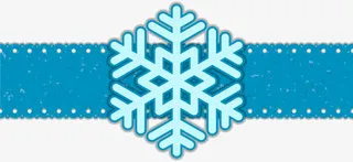 蓝色卡片装饰图案免抠