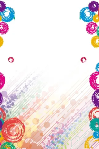 简约彩绘背景高清