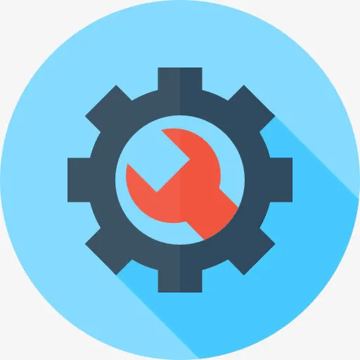 设置图标长投影免抠