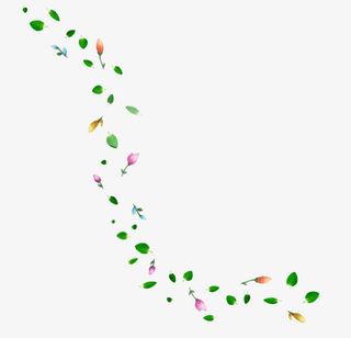 飘落的花草树叶免抠