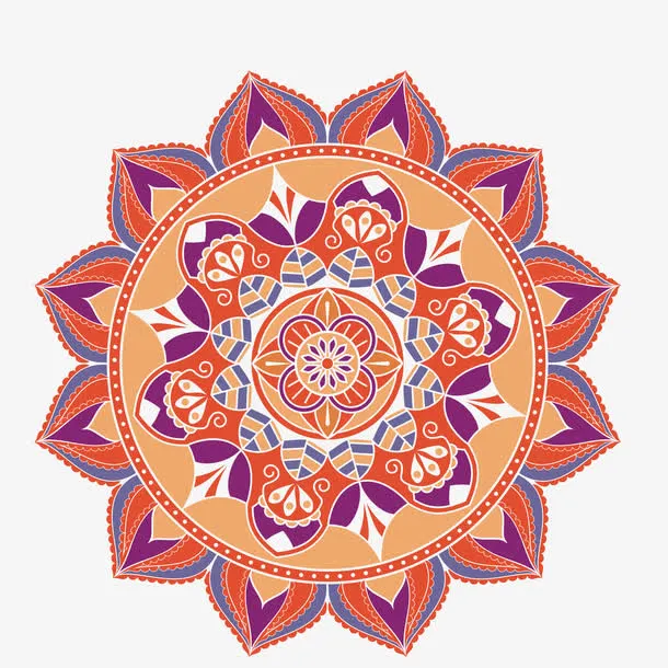 古典花纹免抠