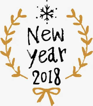 矢量圣诞艺术字免抠