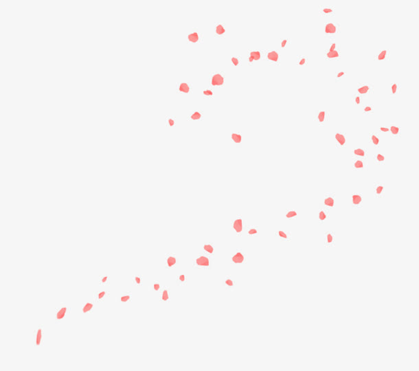 整齐排布粉色云朵免抠