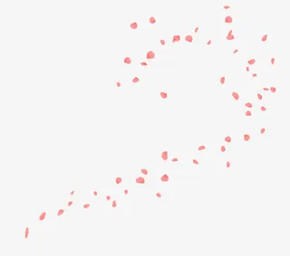 整齐排布粉色云朵免抠