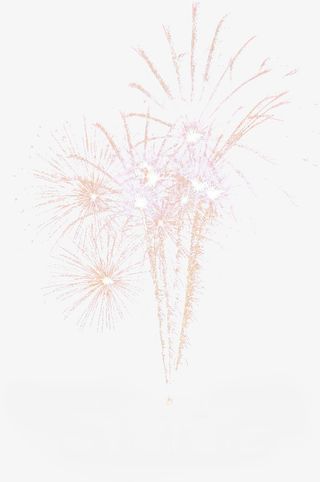 节日放射性烟花免抠节日元旦/春节/元宵元素