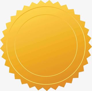 诚信经营品质保障免抠标签元素