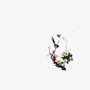 树枝上的喜鹊免抠