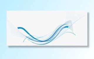 线条矢量卡通波浪线免抠漂浮彩带元素