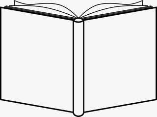 展开的书本免抠