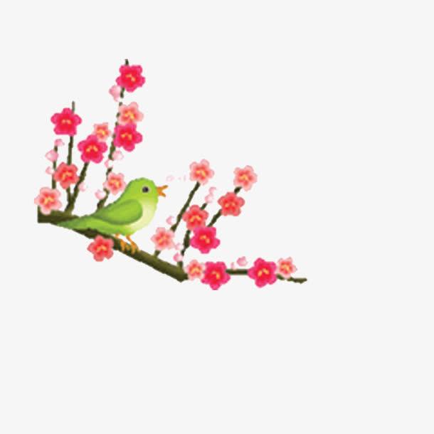 水墨梅花免抠
