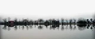 湖装饰水墨素材免抠