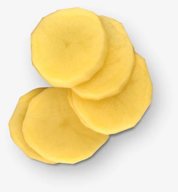 圆形土豆片免抠