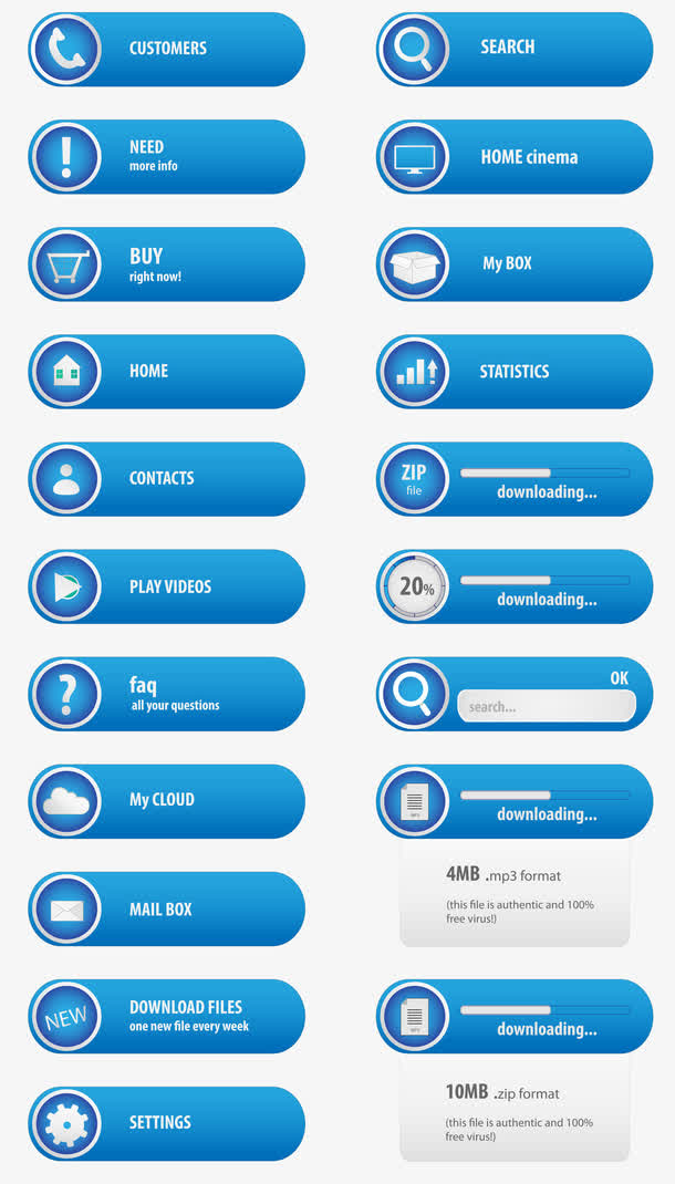 按钮标签查询工具ui设计免抠