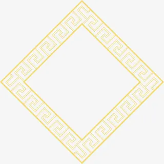 矢量手绘中式边框免抠