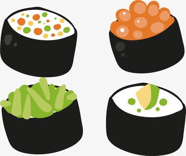 韩式紫菜包饭免抠