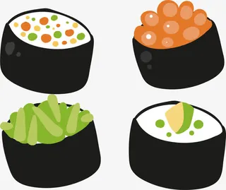 韩式紫菜包饭免抠