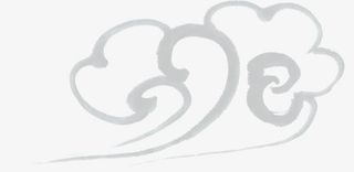 手绘简约云朵创意免抠